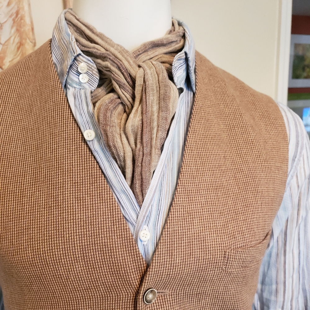BANANA REPUBLIC MENS IRISH LIENEN SHIRT - Picture 4 of 5
